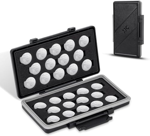 CR1632 CR1620 CR1616 Battery Case Holder Storage,Water-Resistant Anti-Shock, Coin Cell Battery Case for 28x CR1632 / CR1620 / CR1616, CR1632 Button Round Battery Case,Coin Cell Battery Not Included