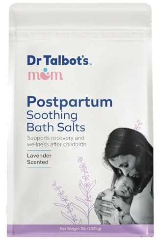 Dr. Talbot's Postpartum Soothing Bath Salts – Lavender Infused, Paraben-Free Relaxation & Recovery Bath Soak for New Moms – Ideal for Post-Childbirth Healing & Everyday Stress Relief