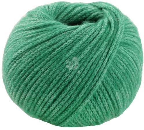 LANA GROSSA Twinny | Voluminöses Kettengarn aus Merinofasern mit Flauscheffekt | Handstrickgarn aus 97% Schurwolle (Merino extrafein) & 3% Polyamid | 50g Wolle zum Stricken & Häkeln | 100m Garn FB5
