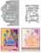 MAYJOYDIY Geburtstagstorten Stanzformen Zum Basteln von Karten „Happy Birthday“ Metall Stanzformen Ballon Party Stanzschablone Für Scrapbooking Bastelpapier Geburtstagskarte Geschenkdekoration