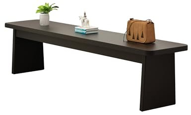 WXZXWXZX Sitzbank Holz Hocker Holzbank Flur Küchenbank Eckbank Bank Esszimmer Bettbank Essbank Garderobenbank für Schlafzimmer Badezimmer Küche(180cm(70.87in))