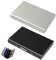 SGERUFZ 2 Porte Carte RFID Bloquant en Aluminium, Étui pour Cartes Bancaires et Visites 10 Fentes, Protection RFID & NFC pour Hommes et Femmes