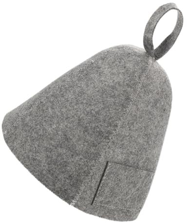 CAXUSD Filzkappe Saunakappe Für Herren Badehut Aus Filz Bequemer Saunahut Wasserabsorbierender Saunahut Für Spa Und Sauna Aktivitäten