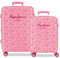 Pepe Jeans Alenka Rosa Set di valigie rosa 55/68 cm Rigido 5,65 kg Chiusura TSA ABS 5,65 kg 126,66 L estensibile bagaglio a mano, Rosa, Taglia unica, Set di valigie