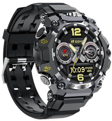 Générique PGD446 Premium 4G Android Smartwatch - 1.5 AMOLED | 4GB+64GB | Caméra 8MP | IP68 | GPS | Bandes mondiales | CNC Metal Design (Noir)