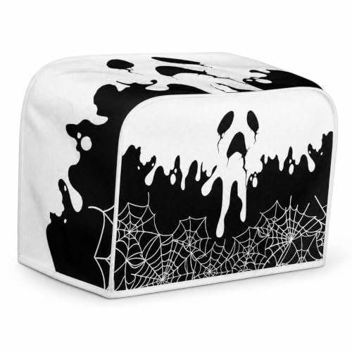 Nishiyuenyi Halloween Toaster Cover, Dustproof Appliance Covers for Kitchen, Small Appliance Covers in Fun Seasonal Designs , S (29*20*19cm)