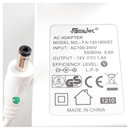 Foxlink Adaptateur Secteur pour SFR Box - 12V-1.6A - USB Type A - Compatible avec SFR Box