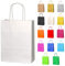 Thepaperbagstore 30 Weiße Klein Partytüten aus Papier mit Henkeln – 18x22x8cm – Bunte Geschenktüten aus Papier für Kinder, Partys, Geburtstage, Hochzeiten, Süßwaren- und Einzelhandelsgeschäfte