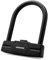 USHAKE Bicycles U Lock, Heavy Duty Bike Scooter Motorcycles Combination Lock Gate Lock for Anti Theft (Black 14mm chackle)