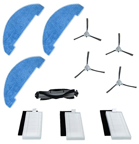 Venga Ersatzteilset für Staubsaugerroboter VG RVC 3000, 4 Seitenbürsten, 1 Walzenbürste, 3 Wischtücher, 3 Filtersätze, SP VG RVC 3000 KIT