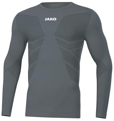 JAKO Comfort 2.0 Langarm Kids Hell grau, 140/152 Kinder