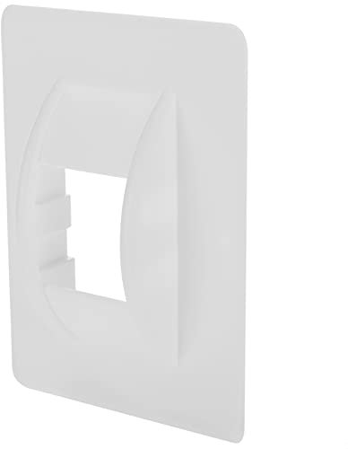 PrimeMatik - Carcasa de plástico Cubre polea en Color Blanco