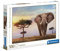 Clementoni 35096 Sonnenuntergang in Afrika – Puzzle 500 Teile ab 9 Jahren, buntes Erwachsenenpuzzle mit kräftigen Farben, Geschicklichkeitsspiel für die ganze Familie, schöne Geschenkidee