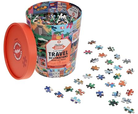 Ridley's JIG060 Jigsaw Puzzle, 50 awe-Inspiring Travel Destinations