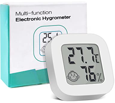Mini Digital Thermometer Hygrometer Indoor Thermo-Hygrometer Feuchtigkeitsmesser ℃ / ℉ Funktion - 1 Stück