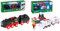BRIO World 33884 Batterie-Dampflok mit Wassertank - Empfohlen ab 3 Jahren & World 33510 IR Express Reisezug - Elektrische Lokomotive mit Fernsteuerung Zubehör- Kleinkindspielzeug empfohlen ab 3 Jahren