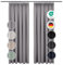 Blumtal Verdunklungsvorhänge Kräuselband 132x160 cm im 2er Set - Oeko-TEX zertifizierte Vorhänge Blickdicht - Thermovorhang Hitzeschutz - Curtains Blackout - Thermovorhang Kräuselband in Grau