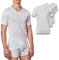 LADY·C T-Shirt Intima per Uomo gicipi - 100% Filo di Scozia - Scollo a V - Maniche Corte Pacco da 3 - Leggera e Piacevole sulla Pelle (IT, Testo, L, Regular, Regular, Bianco)