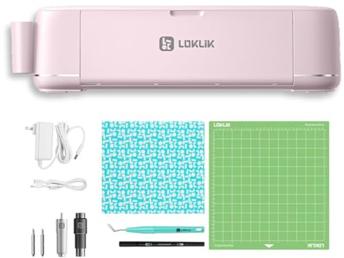 LOKLIK iCraft Die Cutting Machines – Vinyl Cutter Machine for Precision Crafting, Cuts 100+ Materials Including Paper, Vinyl & Leather up to 2mm Thickness - Craft Tool for Graphic Design Application