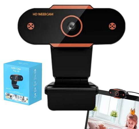 Cámara De Cámara Web USB - Cámara Web, Cámara De Transmisión En | Múltiples Ajustables Usos Web Portátiles Web, Cámara Web De Computadora HD Webcam USB Para Clases En Línea, Videoconferencias Y T