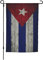 Bandera cubana retro para jardín, 30 x 45 cm, doble cara, pequeña, decorativa