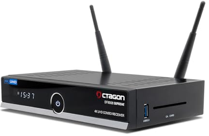 Octagon SF8008 V3 Supreme 4K Twin Sat-Receiver (2X DVB-S2X MS) mit 1 TB SSD