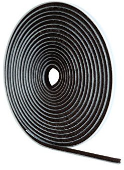 STORMGUARD Grey 05SR474005MG 5m Self-Adeshive Brush Pile Draught Excluder, L-5 Metres W-5mm H-6mm