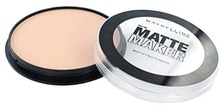 Maybelline New York Matte Maker Puder Amber Beige 35 / Make-Up Powder in einem beigen Hautfarben-Ton, für einen makellosen und mattierten Teint, mit leichtem Tragegefühl, 1 x 16 g