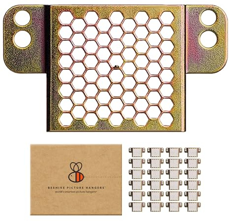 Beehive Picture Hangers Revolutionary Stress Free Hanging Kit 24 Pack