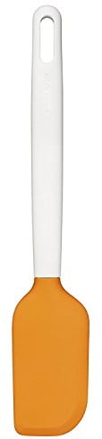 Fiskars Maryse avec tête en silicone, Longueur : 27,5 cm, Plastique/Silicone, Orange/Blanc, Functional Form, 1023615