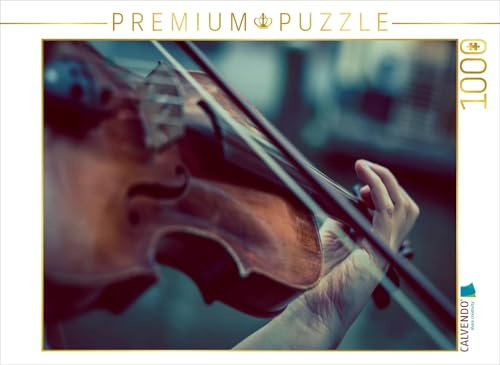CALVENDO Puzzle EIN Motiv aus dem Kalender Geige - Bühne frei für EIN Reichtum an Klangfarben | 1000 Teile Lege-Größe 64 x 48 cm Foto-Puzzle für glückliche Stunden