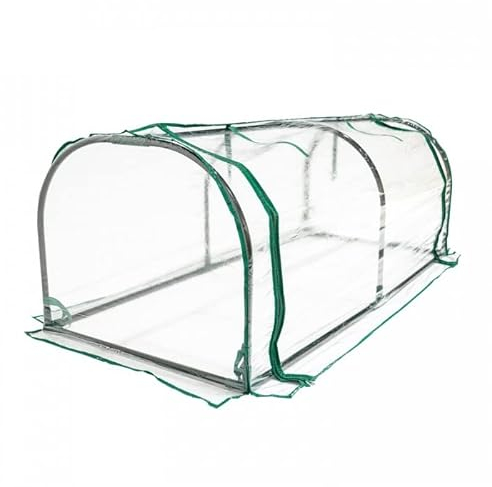 Grindi - Gewächshaus Foliengewächshaus mit PVC Folie und Fernster - Transparent, 130X60X50cm - Gewächshaus Klein Garten Balkon Winterfest Tomatenhaus für Optimales Pflanzenwachstum - Erica I