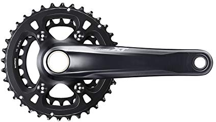 SHIMANO FC-M8120 Platos y Bielas DEORE XT 2x12V Dientes x, Unisex-Adult, Black, 175mm 36/26