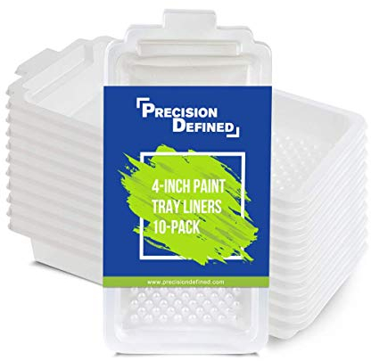 PD Supreme Paint Tray Liner (10 Pack), Paint Roller (4-Inch / 10 cm (Set of 10))