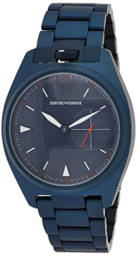 Emporio Armani Herren Quarz 3 Zeiger Uhr mit Armband AR11309