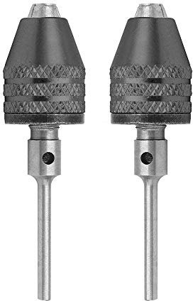 Bestgle 2 Packs 2.35mm Shaft Mini Keyless Drill Chuck Quick Change Adapter Drill Bit Converter