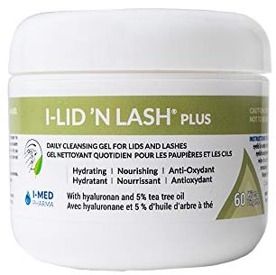 I-Med Pharma I-Lid 'N Lash | Daily Cleansing Gel for Lids and Lashes (60 Wipes) (I-Lid 'N Lash Plus)