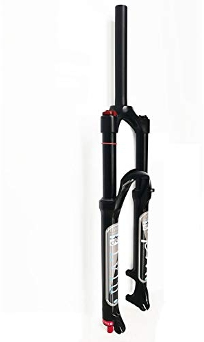 LvTu Aria Forcella Anteriore MTB 26/27,5/29 Pollici Lega di Magnesio 140mm Viaggio LVTU-140L-QR-9x100 Bicicletta Leggero Forcella Ammortizzata Nero