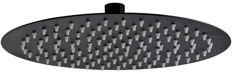Aloni Regendusche Kopfbrause rund Schwarz matt Ø 40 cm