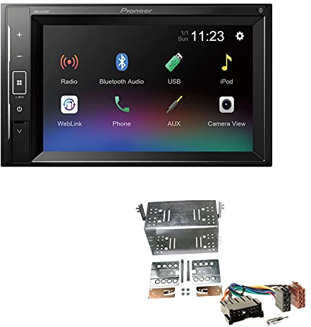 Pioneer DMH-A240BT 2-DIN Autoradio Bluetooth USB passend für Hyundai Tucson 2005-2010 schwarz