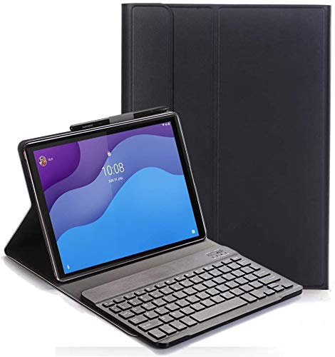 YHFZR Funda Teclado Español Ñ para Huawei MatePad Pro 12.6 2021, Español Ultra Slim Teclado Keyboard Case con Magnético Desmontable Inalámbrico Bluetooth para Huawei MatePad Pro 12.6 2021, Negro