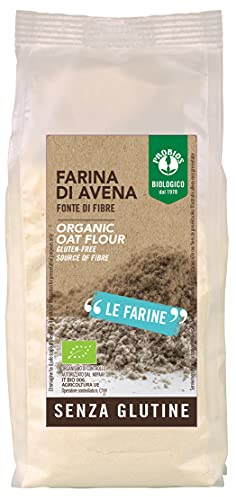 Probios Farina di Avena Integrale Biologica - Naturale e Senza Glutine - Ricca di Fibre - Confezione da 6