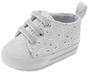 Chicco, Scarpe Neonata, Sneaker Neonata, con Comode Stringhe Elasticizzate, Scarpe Bambina 0-24 Mesi, Designed in Italy