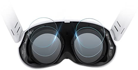 2 juegos de película protectora de lente compatible con gafas PICO 4 VR, película protectora de lente VR antiarañazos para auriculares VR, cubierta de película para gafas, película para gafas