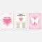 KEUSPI Positive Quotes Daily Affirmations Heart Pink Aura Energy Gradient Y2K Minimalistische Wandkunst Poster Drucke für Mädchen Schlafzimmer Wohnheim Dekor, spirituelle Dekorationen, Poster,