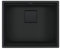 Franke Kubus 2 KNG 110-52 Black Matt Black Collection 125.0685.161 - Fregadero de granito