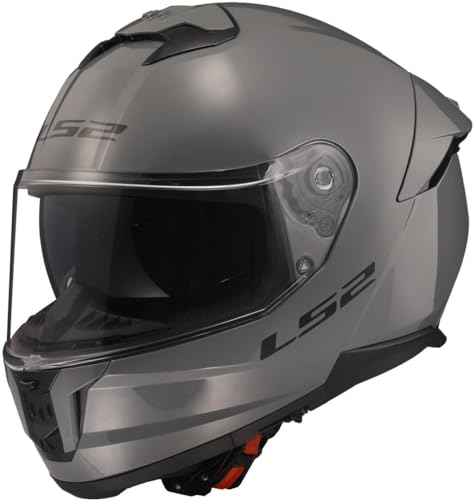 LS2 FF808 Stream II Dual Visor Full Face Motorcycle Helmet NARDO GREY-06 (S) 55-56cm