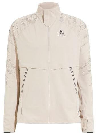 Odlo Herren Zeroweight Pro Warm Reflect Jacket Laufbekleidung Laufjacke Silver Cloud - Hellgrau XXL