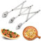 Tagliapasta a 3 ruote – Affettatrice per pizza regolabile, divisore per impasto, utensile da cucina