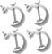 4pcs Stage Light C-clamp Dollhouse Miniatures Plates Fringe Earrings for Women Dj Truss Clamps Par Dj Lighting Clamp Heavy Duty Truss Stage Lighting Aluminum Alloy Bead Universal